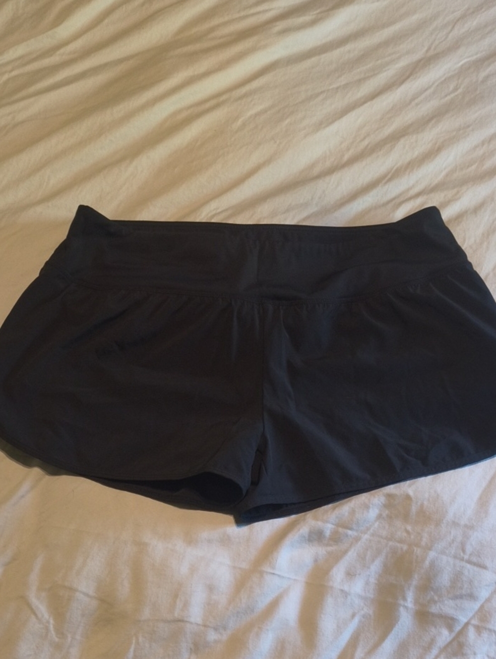ZYIA Black Athletic Shorts with Wide Waistband